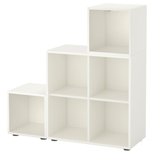 EKET storage combination with feet, white, 413/8x133/4x421/8" IKEA