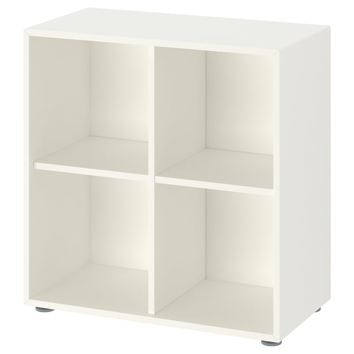 EKET storage combination with feet, white, 271/2x133/4x283/8" IKEA