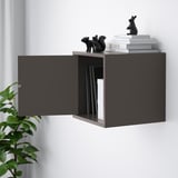 EKET Wall-mounted cabinet combination, dark gray, 13 3/4x13 3/4x13 3/4 "