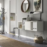 EKET Wall-mounted cabinet combination, white, 55 1/8x13 3/4x20 7/8 "