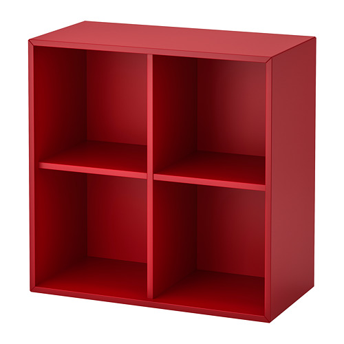 EKET Wallmounted shelf unit red IKEA