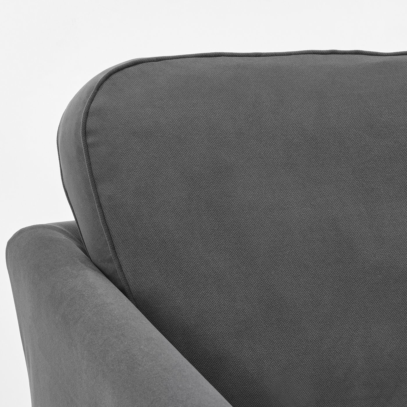 EKHOLMA sofa, Hakebo dark gray - IKEA