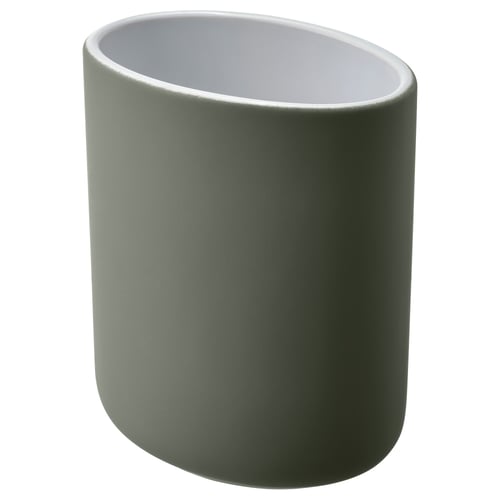 EKOLN Toothbrush holder, graygreen IKEA
