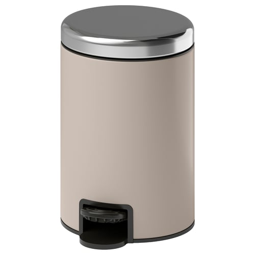 EKOLN Trash can, beige, 1 gallon