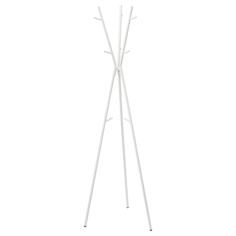 EKRAR Hat and coat stand, white, 66 1/2" IKEA