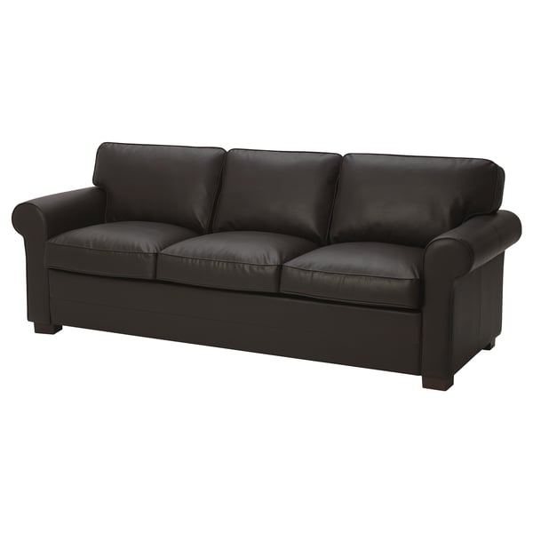 EKTORP 3seat sofa, XL, Skrea dark brown IKEA