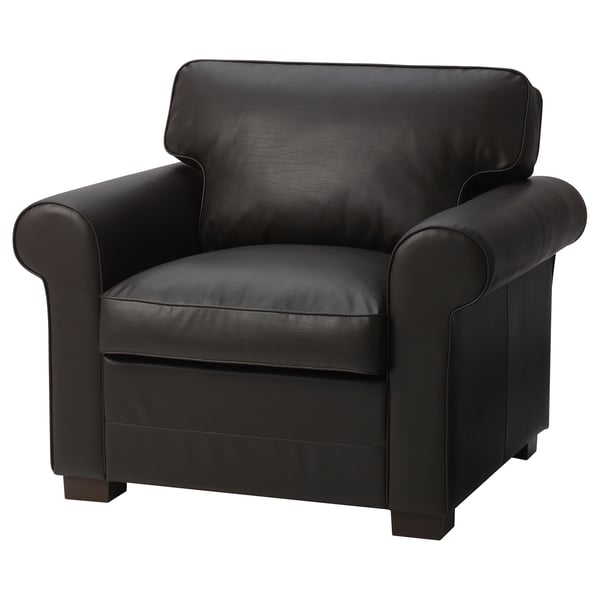 Ektorp Armchair Xl Skrea Dark Brown Ikea