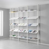 ELVARLI Open storage combination, white, 101 3/4x14 1/8x87 1/4-137 3/4 "