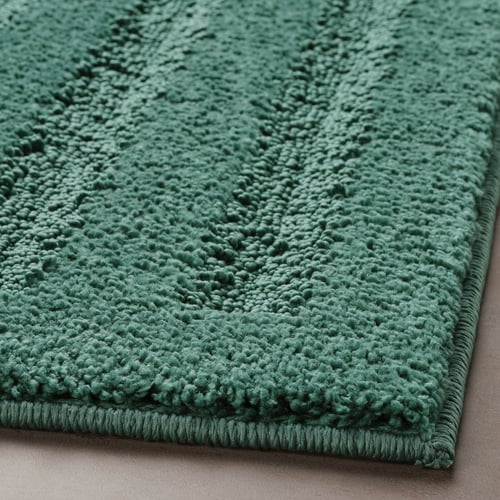 EMTEN Bath mat, blue/green, 20x32" IKEA