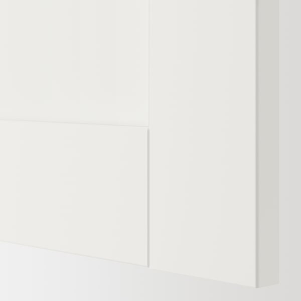 NYSJÖN / BJÖRKÅN Sink cabinet with 1 door, white/Saljen faucet,  211/4x385/8 - IKEA