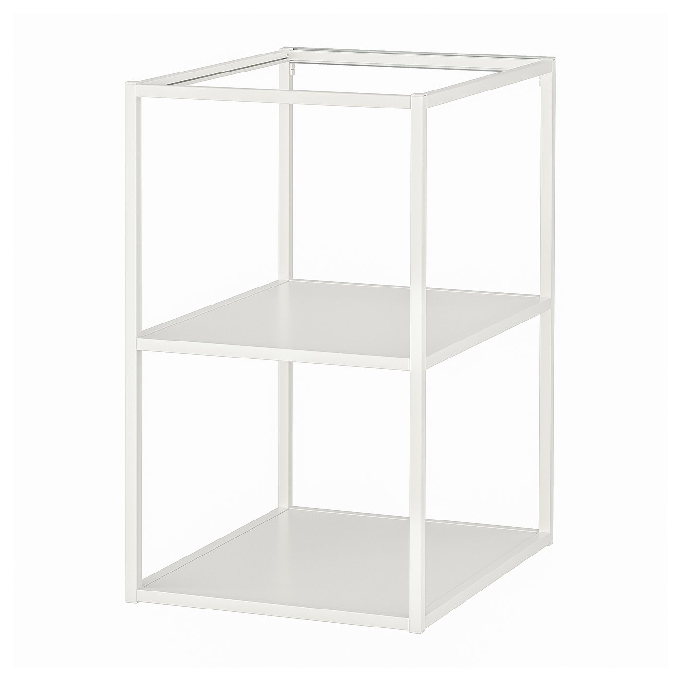 Base Fr W Shelves, White