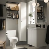 ENHET Bathroom, anthracite/white, 24 "
