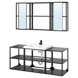 ENHET Bathroom, anthracite, 24x18x24 "