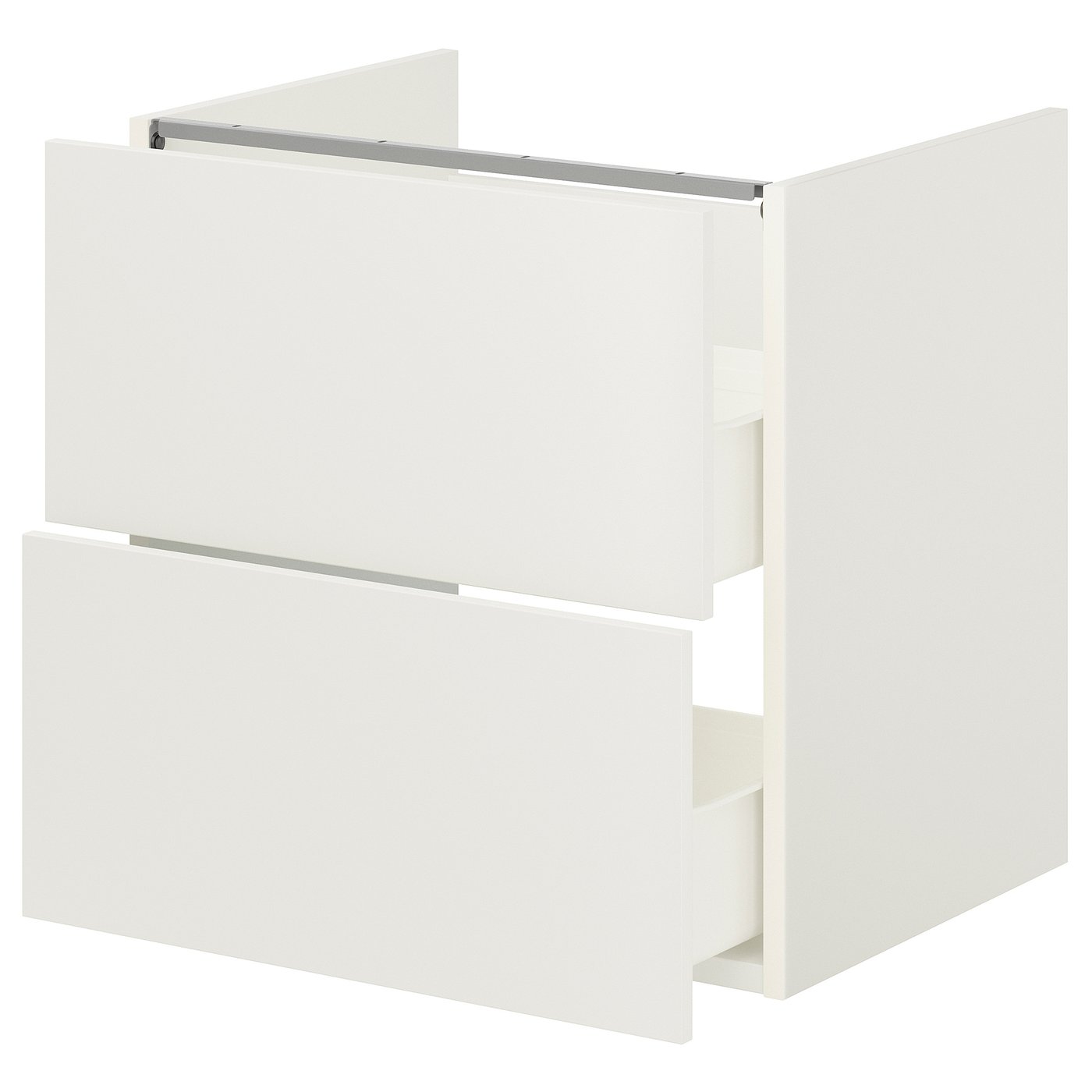 Bathroom Vanity With 2 Drawers, White