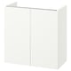 ENHET Bathroom vanity with doors, white, 24x12 5/8x24 "