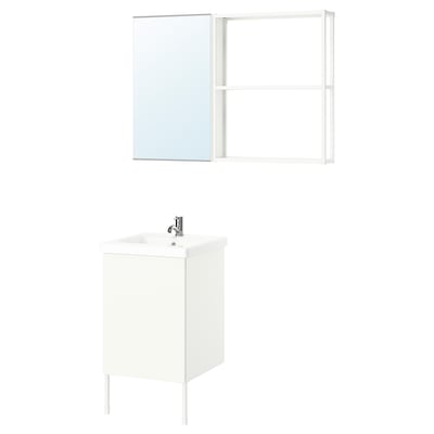 ENHET Bathroom, white, 18 "