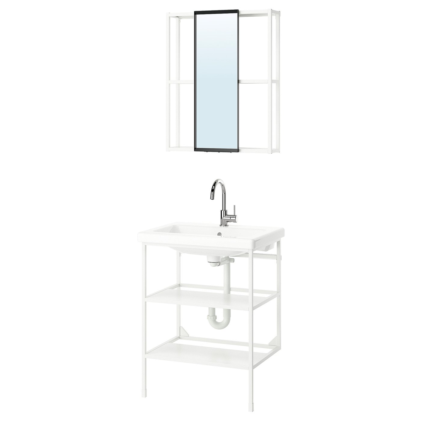 ENHET bathroom, white, 24