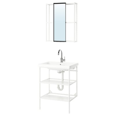 ENHET Bathroom, white, 24 "