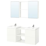 ENHET Bathroom, white, 18 "