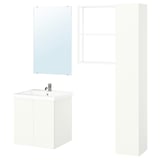 ENHET Bathroom, white, 24 "