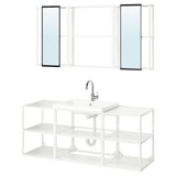 ENHET Bathroom, white, 24x18x24 "