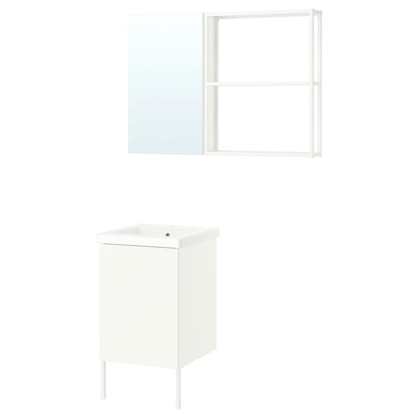 ENHET Bathroom, white, 18 "