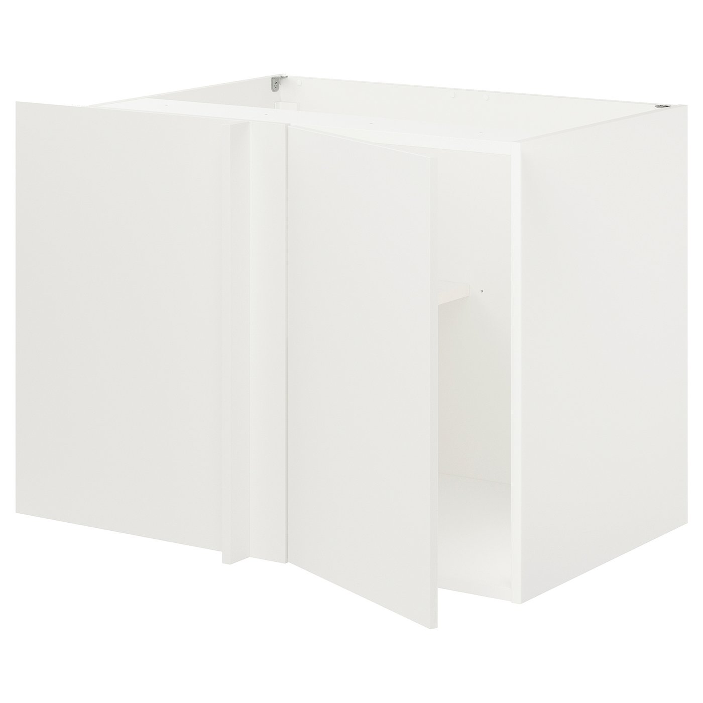 ENHET corner base with shelf/door, white IKEA