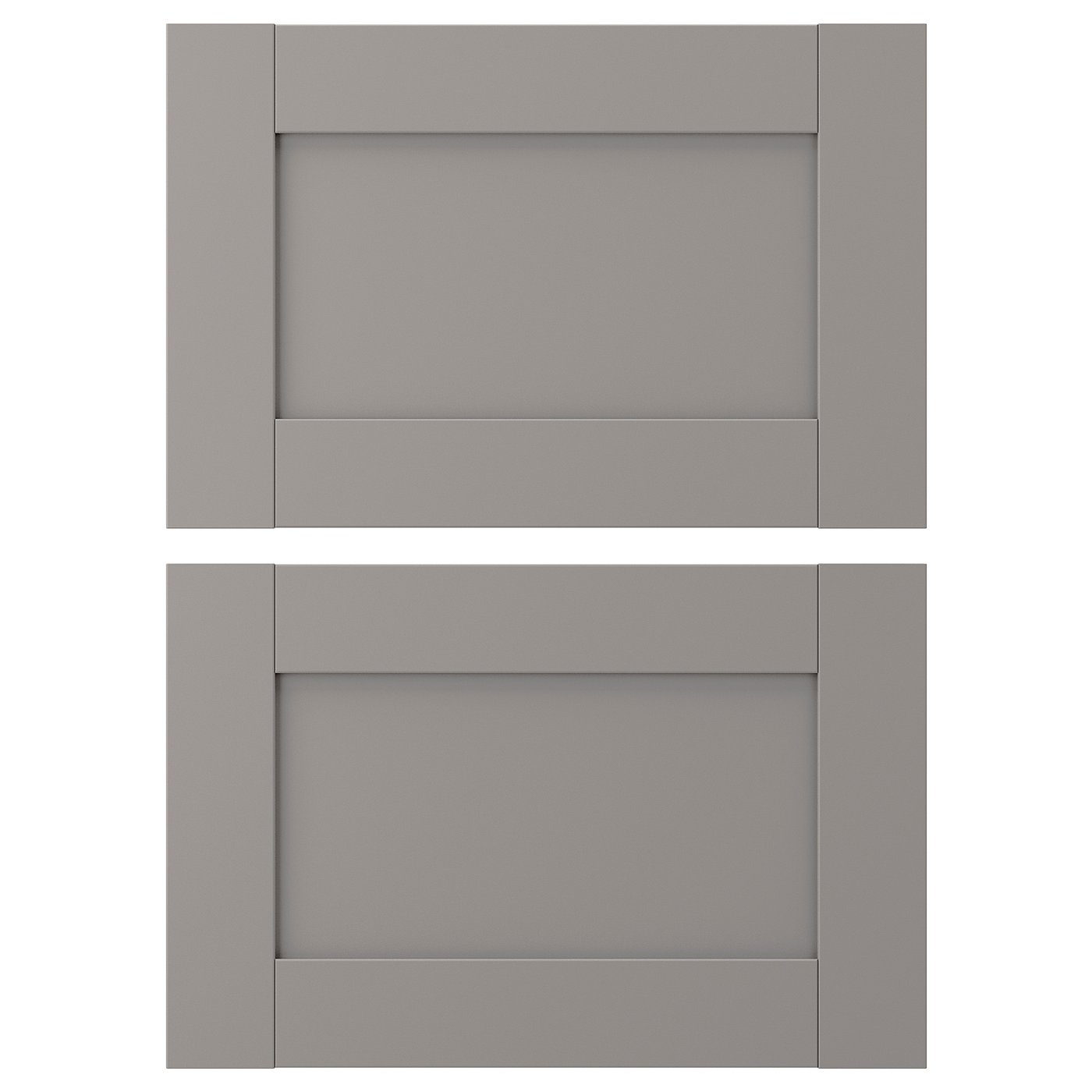 Drawer Front, Gray Frame
