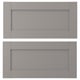 ENHET Drawer front, gray frame, 24x12 "