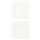 ENHET Drawer front, white frame, 12x12 "