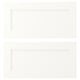 ENHET Drawer front, white frame, 24x12 "