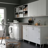 ENHET Laundry, white, 132 1/2x34x84 1/2 "