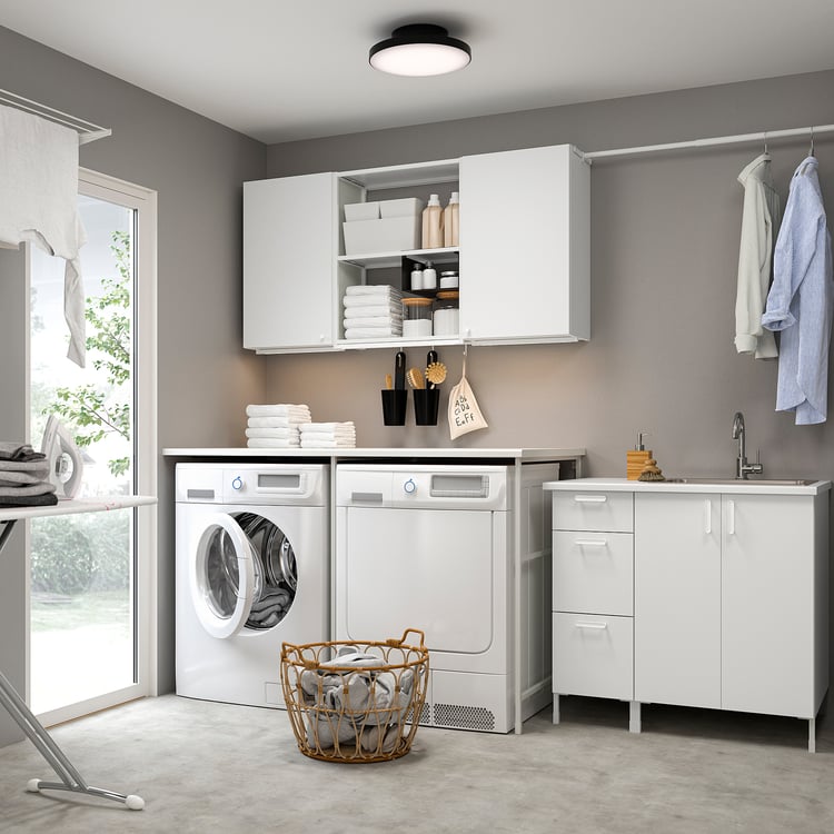 ENHET laundry, white, 98x34x841/2" IKEA