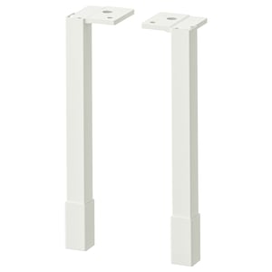ENHET Legs f cabinet, white, 8" - IKEA