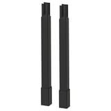 ENHET black legs, modern design, metal material, for bathroom stability.