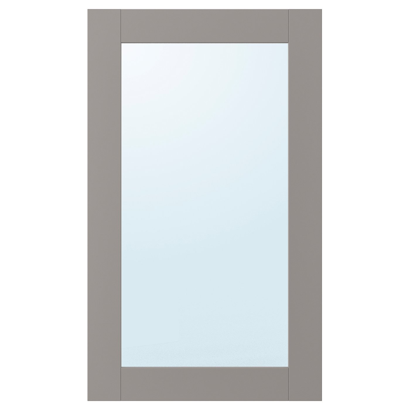 ENHET mirror door, gray frame, 18x30" IKEA