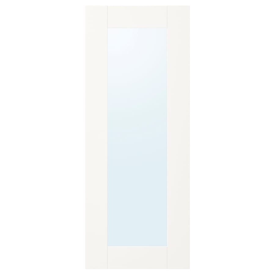 ENHET mirror door, white frame, 12x30" IKEA