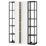 ENHET Storage combination, anthracite/white frame, 48x12 3/4x72 "