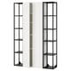 Option: ENHET Storage combination, anthracite/white frame, 48x12 3/4x72 "