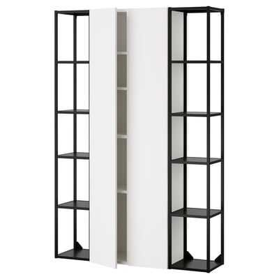 ENHET Storage combination, anthracite/white, 48x12 3/4x72 "