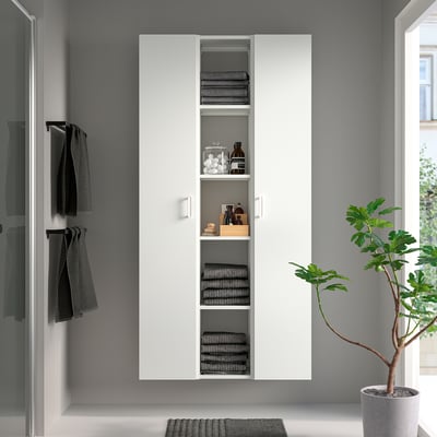 ENHET Storage combination, white, 36x12 3/4x72 "