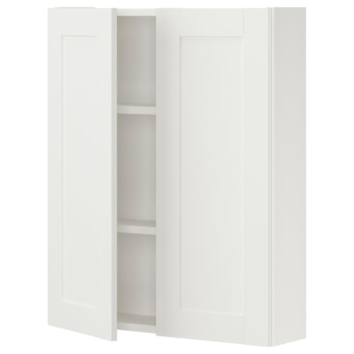 ENHET wall door, white/white frame, 24x63/4x30" IKEA