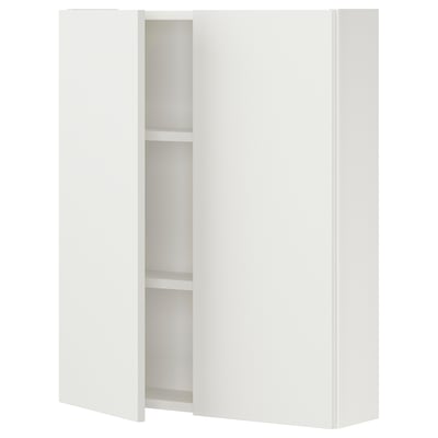 ENHET Wall cabinet/2 door, white, 24x6 3/4x30 "