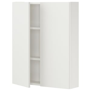 ENHET Wall cabinet/2 door, white, 24x63/4x30" - IKEA