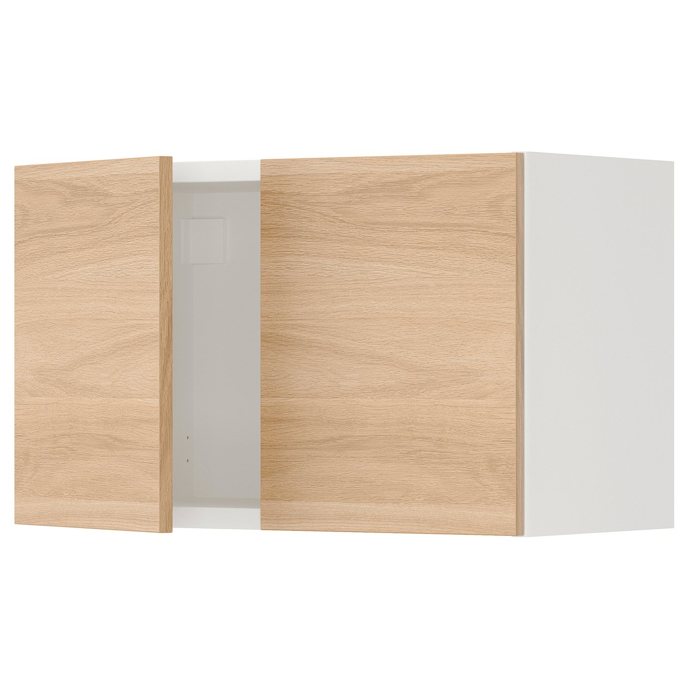 ENHET wall with doors, white/oak effect, 24x123/4x15" IKEA