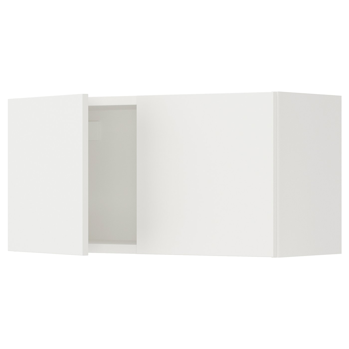 Wall Cabinet With Doors, White