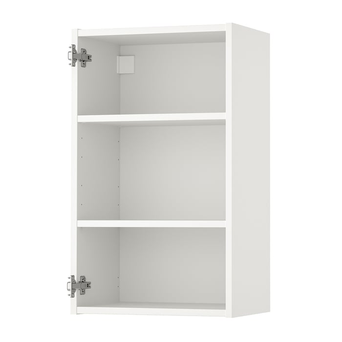 ENHET Wall cabinet with 2 shelves, white, 18x12x30" - IKEA