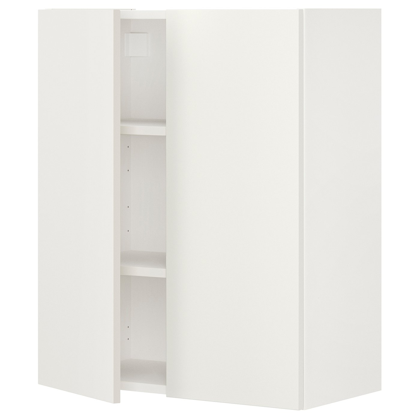Wall Cb W 2 Shlvs/Doors, White