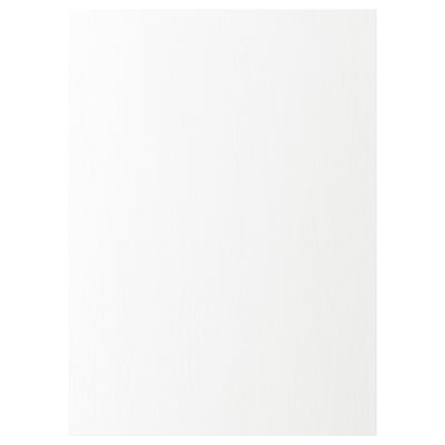 ENKÖPING - white cabinet front with wooden texture, 25-year warranty, foil-covered particleboard.