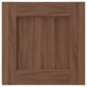 ENKÖPING Door, brown walnut effect, 15x15 "